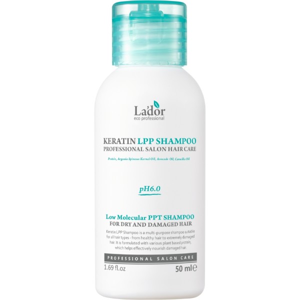 Фото - Шампунь жіночий Lador KERATIN LPP 50 мл (8809982982661)